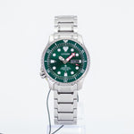 NY0100-50X-Citizen NY0100-50X Diver's Super Titanium 200mt Green Watch