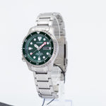 NY0100-50X-Citizen NY0100-50X Diver's Super Titanium 200mt Green Watch