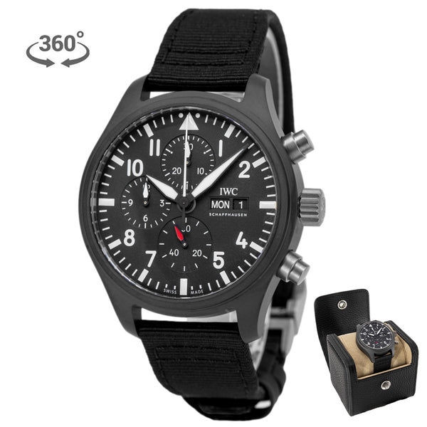 IWC Men s IW389101 Pilot Chronograph Top Gun Auto