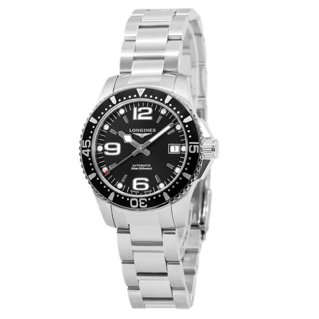 L37414566-Longines Men's L3.741.4.56.6 HydroConqest Black Dial  Watch