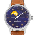 LS908G-MeisterSinger Men's LS908G Luna Scope Blue Dial Auto