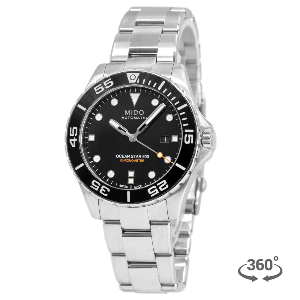 M0266081105100-Mido M026.608.11.051.00 OceanStar 600 Chronometer COSC Watch