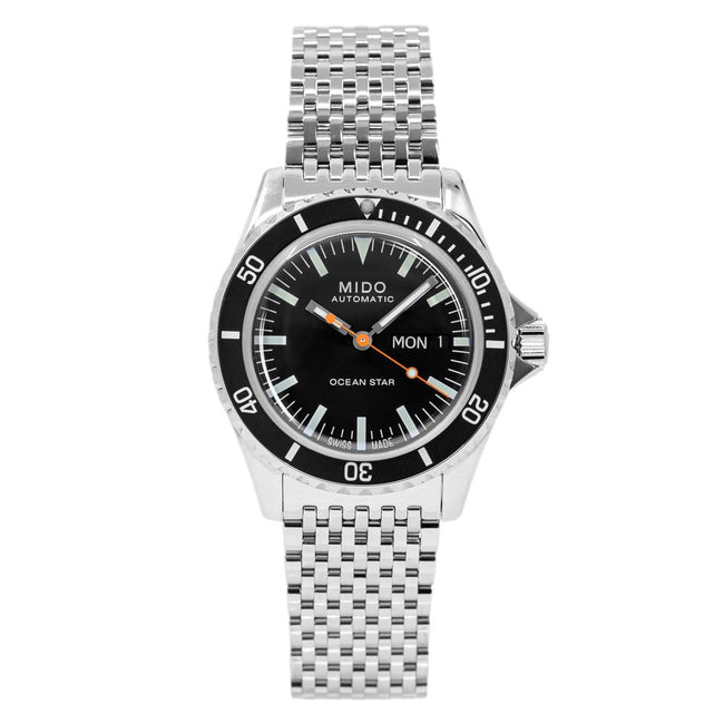 M0268301105100-Mido M026.830.11.051.00 Ocean Star Tribute Black Dial Watch