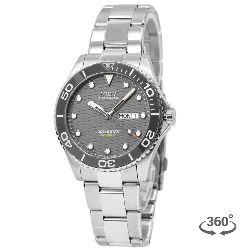 M0424301108100-Mido Men's M042.430.11.081.00 Ocean Star 200C DayDate Watch