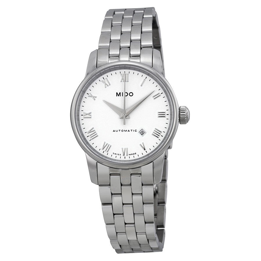 M76004261- Mildo Ladies M7600.4.26.1  Baroncelli Auto White Dial Watch