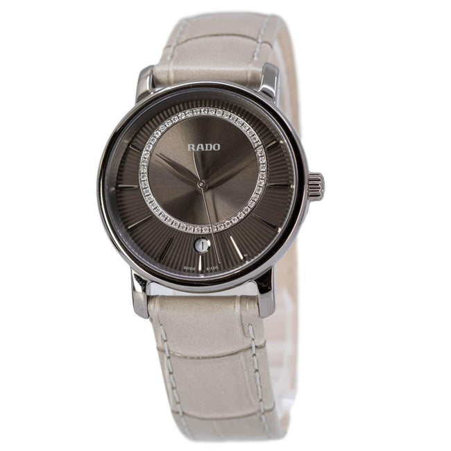 R14064715-Rado Ladies R14064715 Diamaster Diamonds Watch