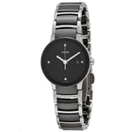 R30935712-Rado Ladies R30935712 Centrix S Black Dial Diamonds Watch