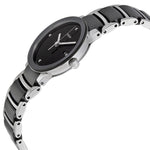 R30935712-Rado Ladies R30935712 Centrix S Black Dial Diamonds Watch