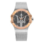 R8853108007-Maserati Men's R8853108007 Potenza Grey Dial Watch