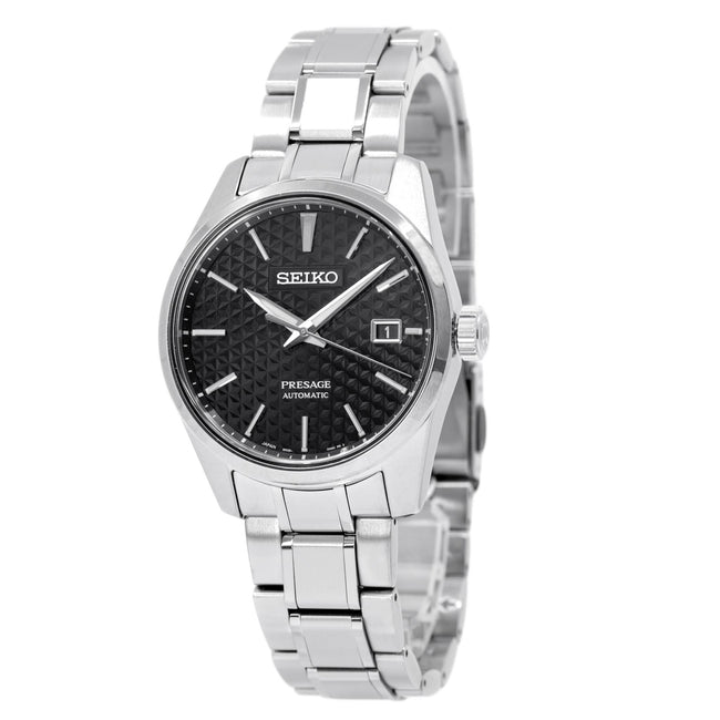 SPB203J1-Seiko Men's SPB203J1 Presage Black Dial Watch