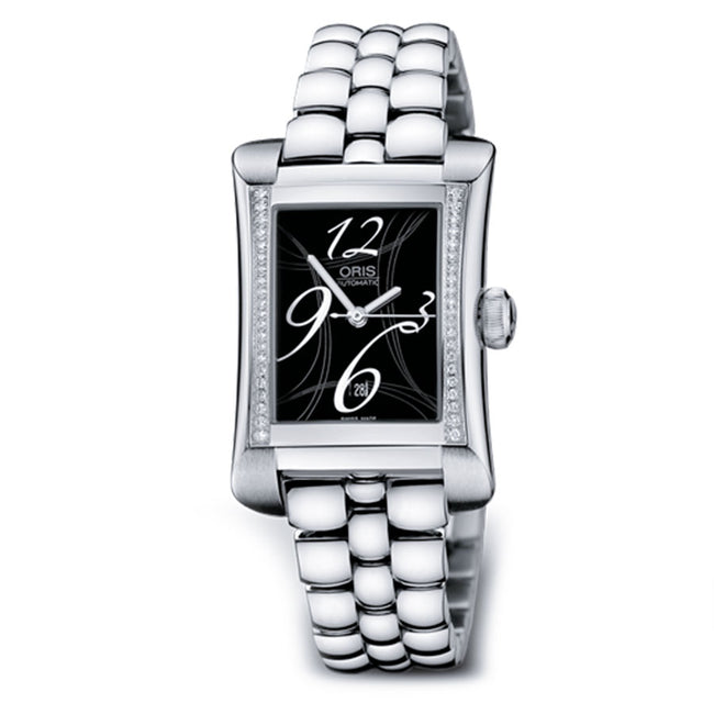 01 561 7621 4964-07 8 16 75-Oris Ladies 01 561 7621 4964-07 8 16 75 Rectangular  Watch