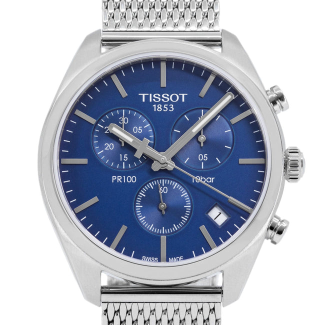 T1014171104100-Tissot Men's T101.417.11.041.00 PR 100 Chrono Quartz