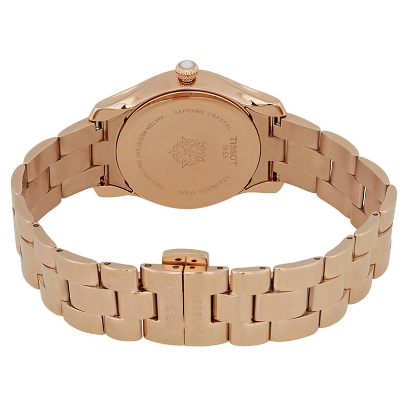 tissot rose gold watch women's