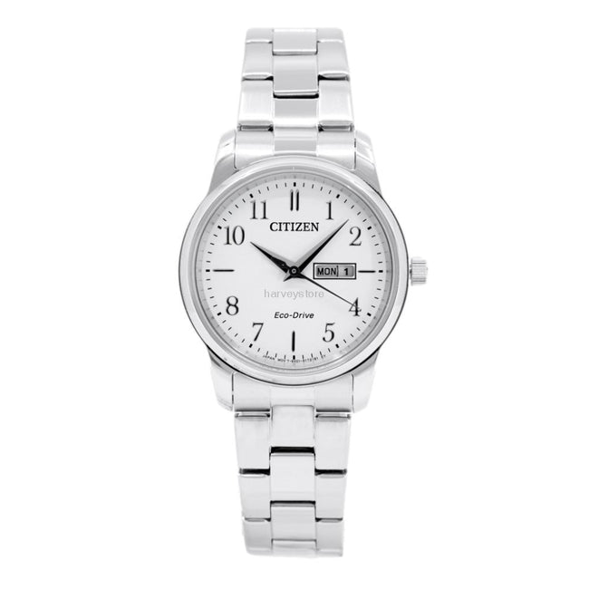 EW3260-84A-Citizen Ladies EW3260-84A Classic White Dial Watch