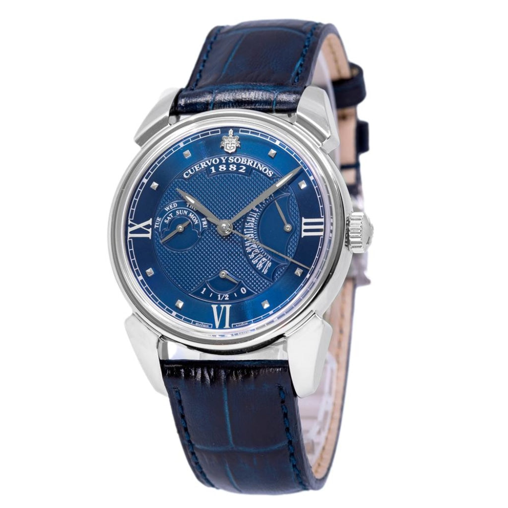 3194.1B-CuervoySobrinos 3194.1B Historiador Retrogardo Blue Watch